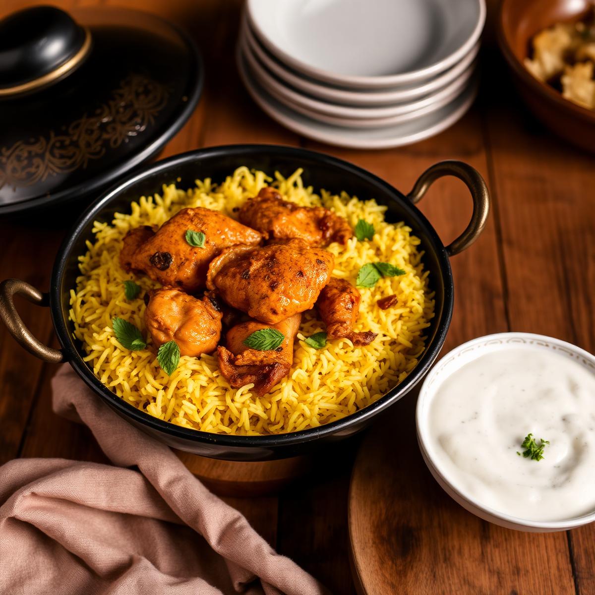 Gavran chicken biryani
