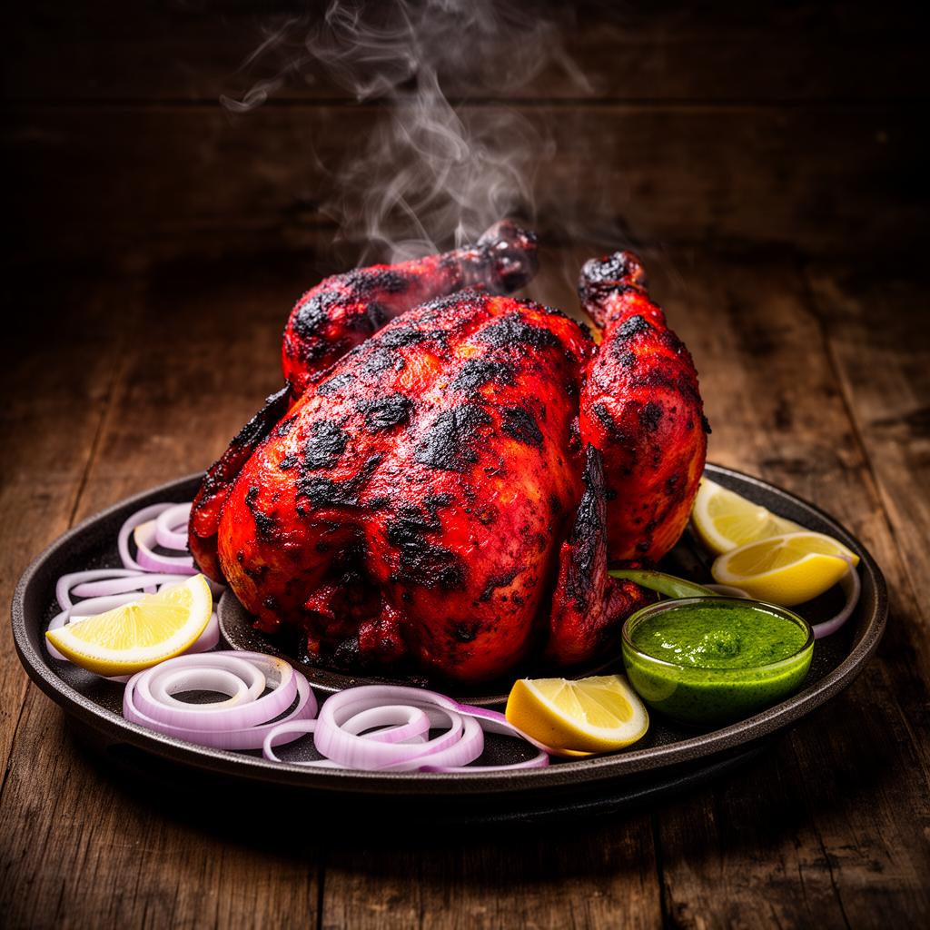 Smoky tandoor chicken