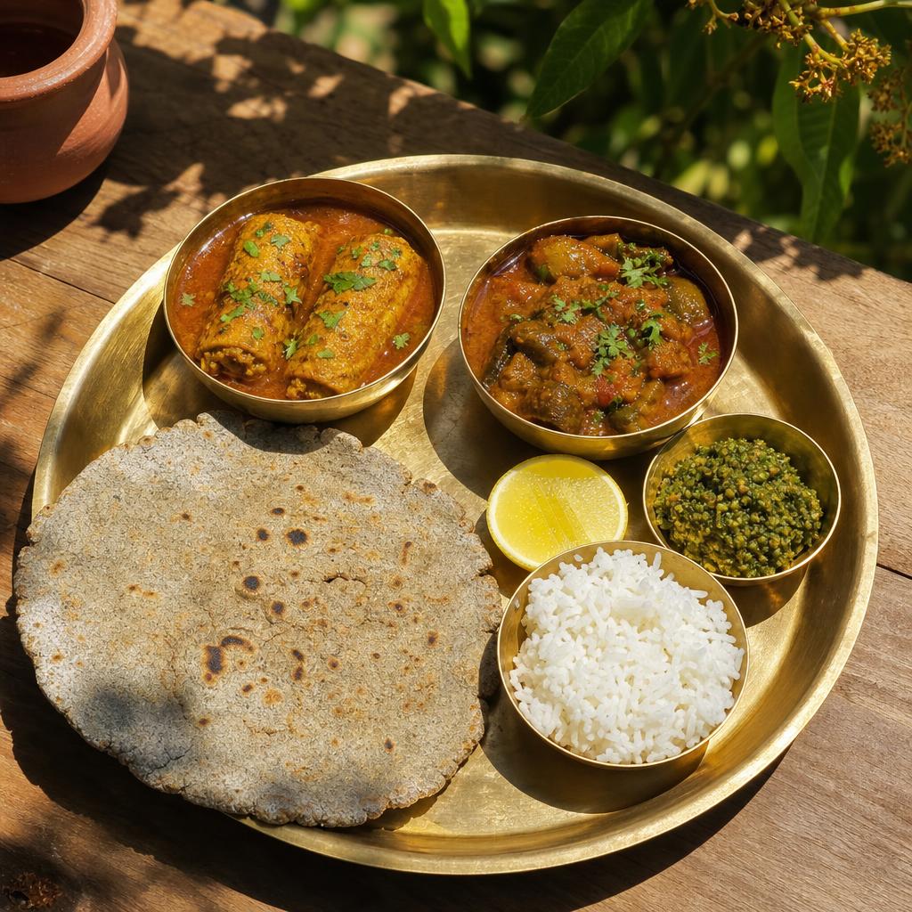 Authentic Gavran Veg Thali